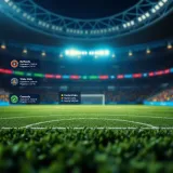 Football pitch graphic illustrating key data points used in Forebet's forecasting models for Nigerian club friendlies