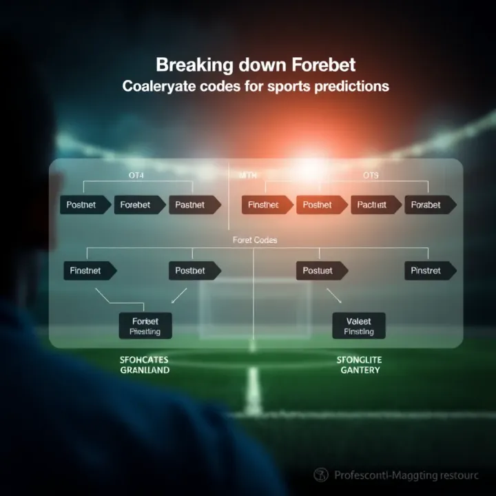 Breaking Down Forebet Codes for Clear Sports Predictions Diagram showing the breakdown of Forebet codes into understandable sports prediction elements