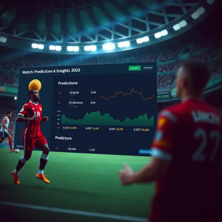 Match Predictions and Analytical Insights for AFCON Graphical representation of football match predictions and statistics