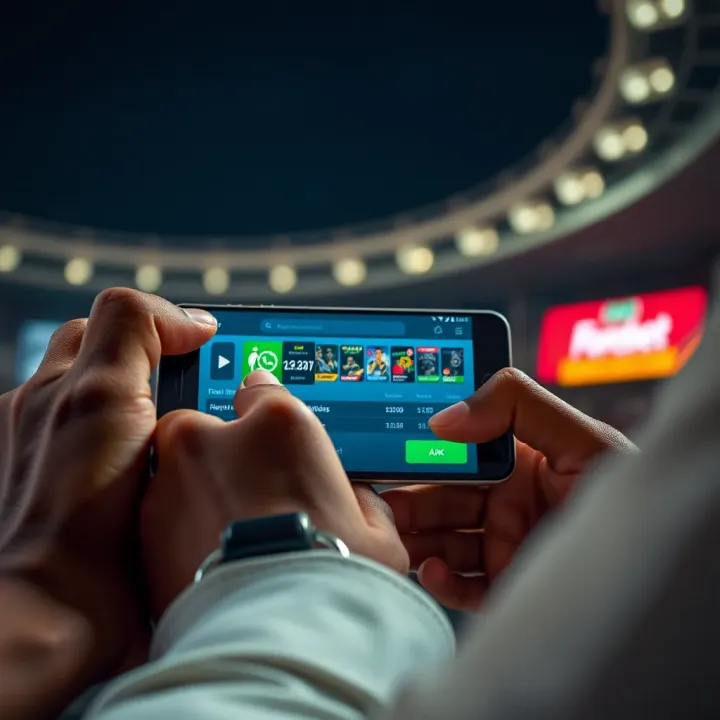 User navigating Forebet APK download on an Android device in Nigeria
