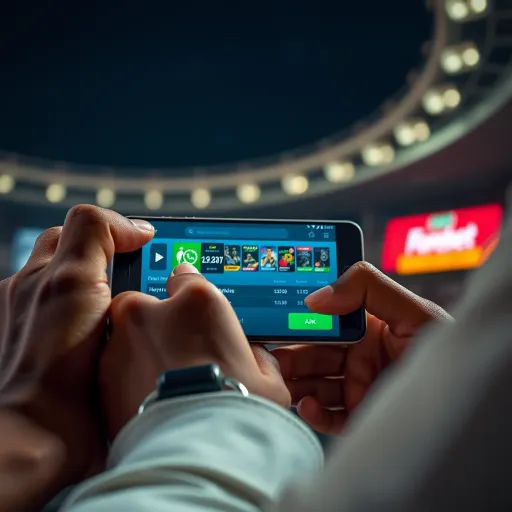 Navigating Forebet APK Download on Android in Nigeria User navigating Forebet APK download on an Android device in Nigeria