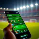 Mobile phone displaying detailed football match predictions and statistics within the Forebet app interface