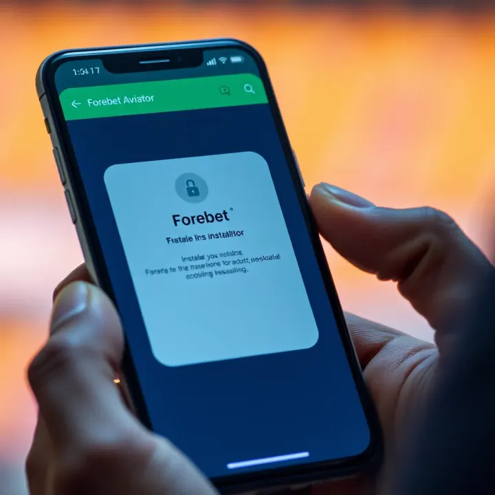 Visual guide illustrating the installation procedure for Forebet Aviator APK on a mobile device with security settings