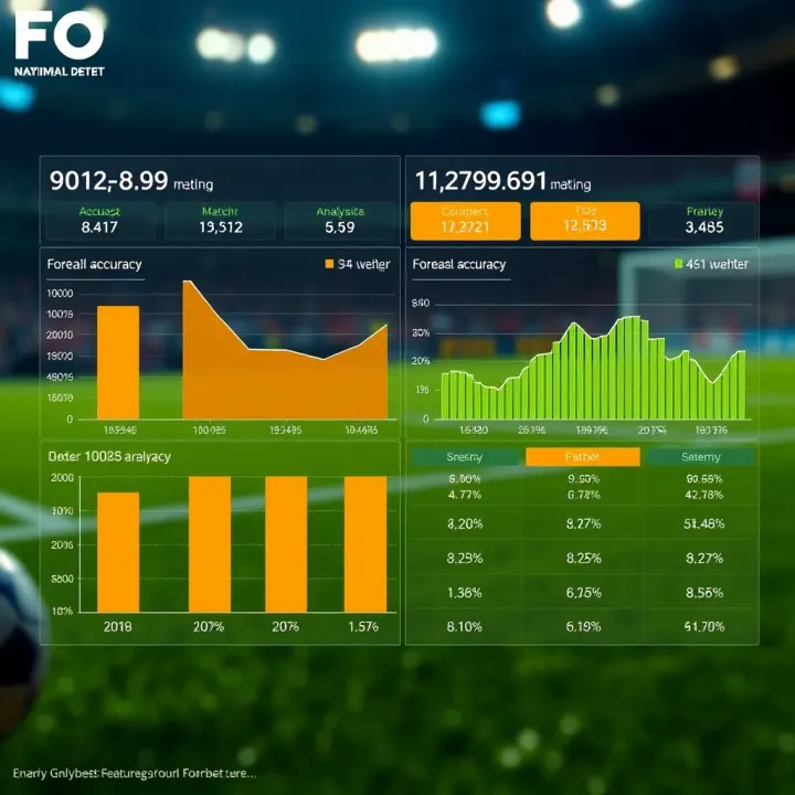 Graphical representation of Forebet data analysis showing match statistics and forecast accuracy