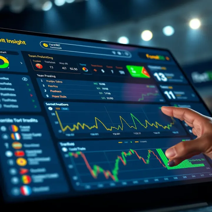 Dashboard displaying Forebet football insights highlighting team performance and betting trends
