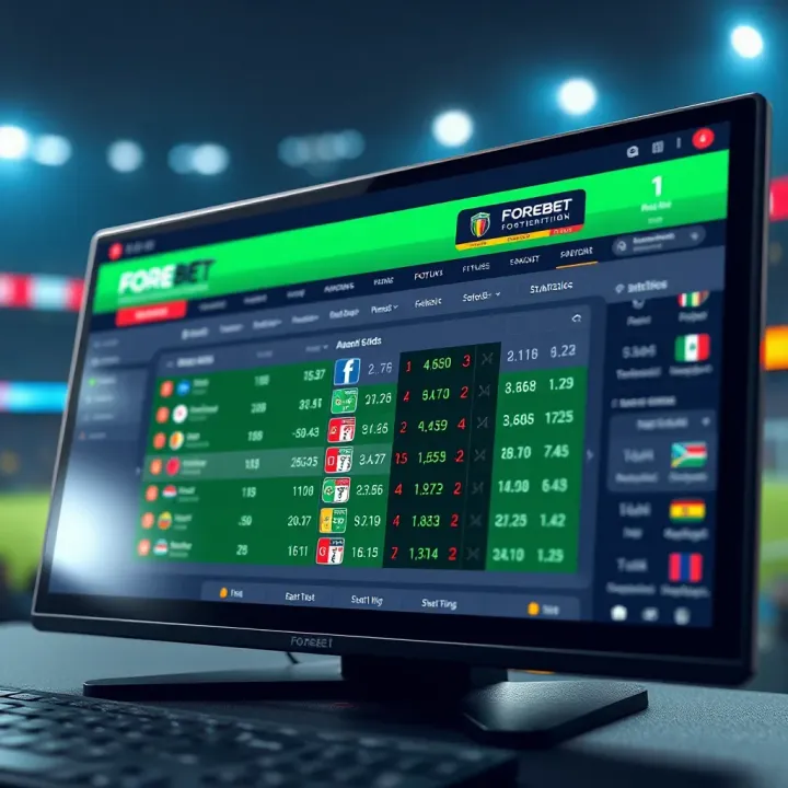 Interface displaying football betting odds and statistical data