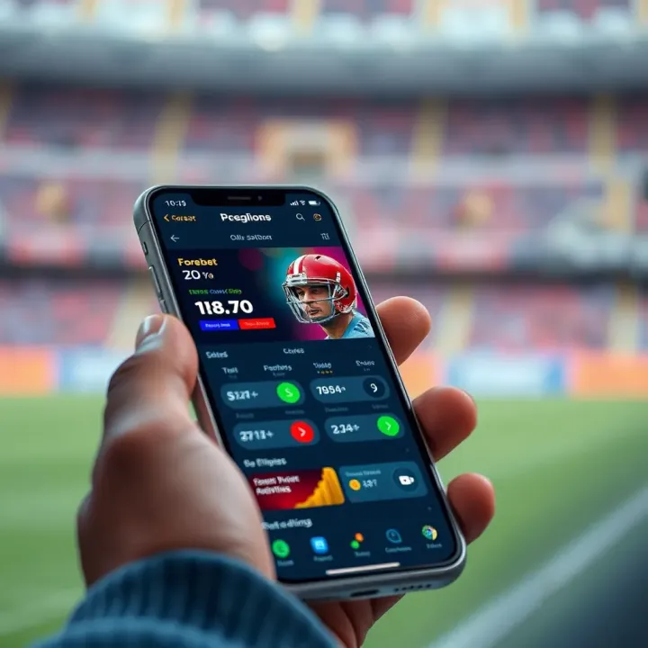 Older mobile device accessing Forebet online football analytics with optimized viewing settings