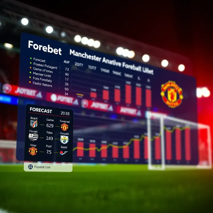 Forecast Accuracy of Forebet for Manchester United Matches Chart illustrating Forebet’s match forecast accuracy for Manchester United games
