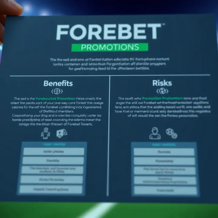 Diagram outlining the key terms and conditions of Forebet promotions with icons representing benefits and risks for Nigerian bettors