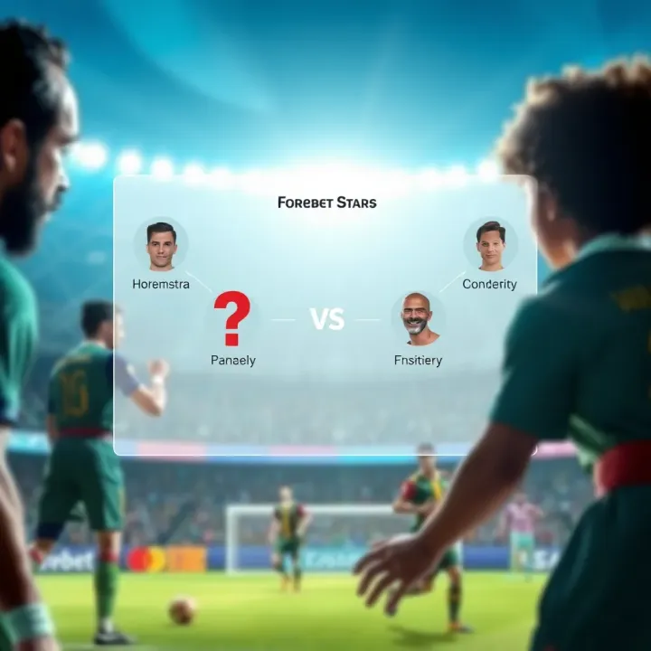 Graphic illustrating accurate football prediction methodology used by Forebet Stars platform