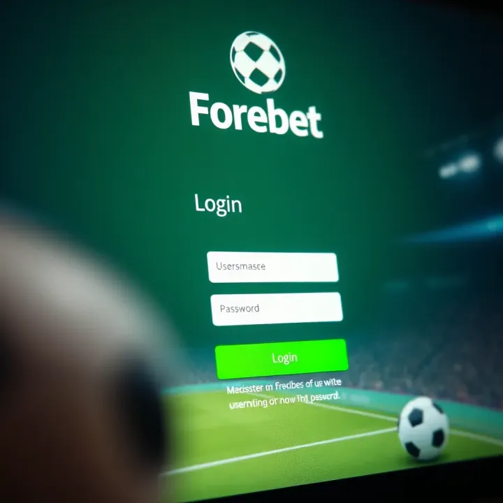 Login screen of Forebet website showing username and password fields