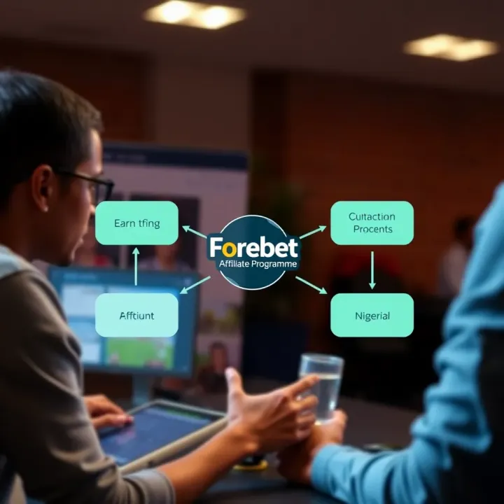 Overview of the Forebet Affiliate Programme and Earnings in Nigeria Diagram showing the connection between Forebet affiliate programme and Nigerian users earning through sports predictions