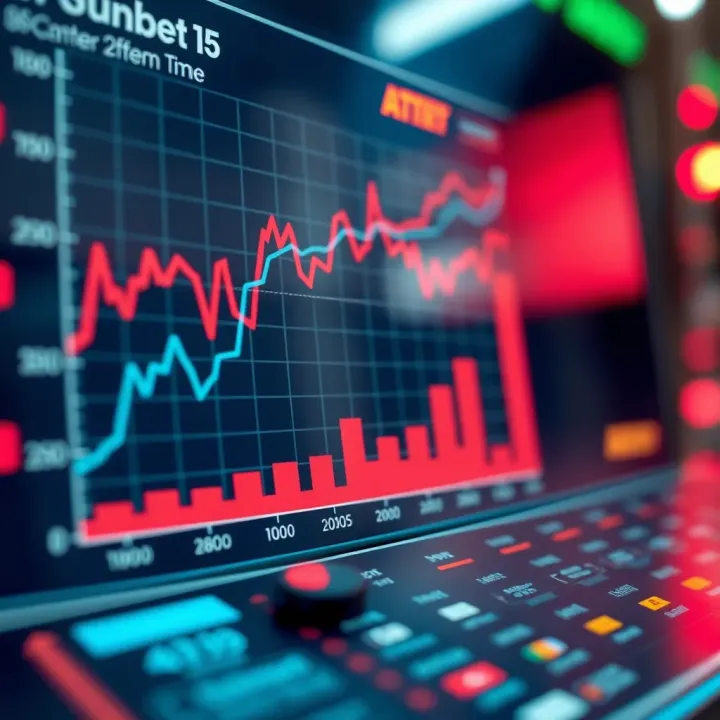 Graph showing patterns in Forebet crash betting outcomes over time