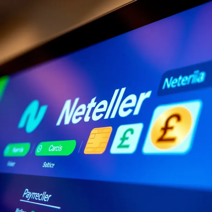 Secure digital payment interface with Neteller logo and Nigerian currency symbols